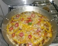 Paella caipira