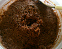 Bolo de caneca no micro-ondas