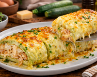 Zero farinha e muita proteína: rocambole de abobrinha leve e prático para o almoço ou jantar