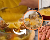 Polenta recheada com almôndegas e queijo: essa receita simples e espetacular vai mexer com a memória afetiva de muita gente!
