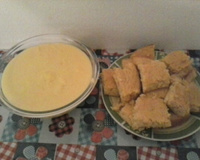 Curau e bolo de milho verde cremoso facil