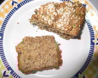 Pão integral de abobrinha com cenoura