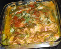 Filé de peixe ao forno