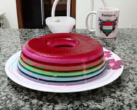 Gelatina em camadas em homenagem a The Office