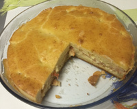 Torta de palmito de liquidificador