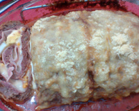 Rocambole de carne moída