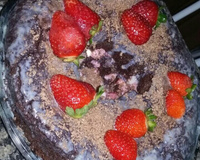 Cobertura de chocolate para bolos