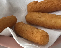 Bolinho de bacalhau Aurea e Eleazer