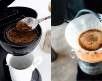 Realmente existe diferença entre café coado na cafeteira e no coador?