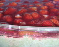 Torta gelada de morango