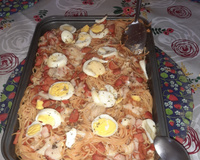 Macarrão com salsicha