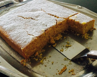 Bolo de fubá com leite de coco (sem lactose)