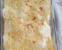 Batata suzy com creme de queijo