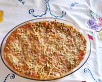 Macarrão com atum ao forno