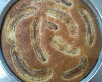 Bolo de banana com farinha de trigo