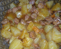 Ensopado de linguiça com batata