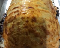 Rocambole de massa de Pastel