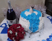Bolo de noivado ou casamento