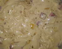 Macarrão com molho branco especial