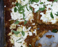 Lasanha de soja e queijo minas light