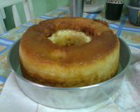 Bolo pudim de laranja