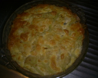 Souflé de couve-flor ao molho branco e queijo