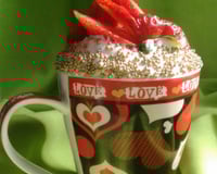 Bolo de chocolate na caneca