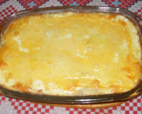 Macaxeira gratinada