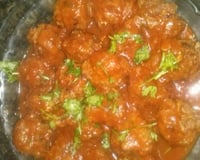 Almôndega ao molho de tomate - rápida, prática e gostosa