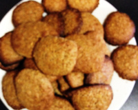 Cookies de coco com aveia