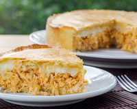 Sabor de festa: torta salgada de liquidificador é a receita mais cremosa que você vai experimentar