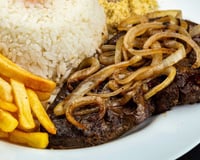 Fígado frito, acebolado