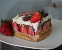 Torta sensação de morango