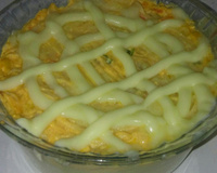 Escondidinho de batatas e frango