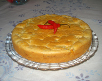 Torta de liquidificar de frango com presunto