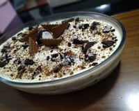 Torta de bolacha com nata e leite condensado