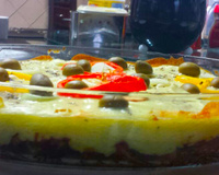 Escondidinho de charque