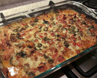 Filé de peixe ao forno