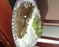 Bolo de chocolate com banana