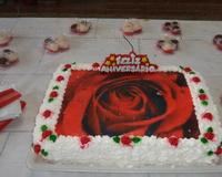 Bolo pão-de-ló com chantilly