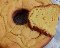 Bolo de fubá cozido