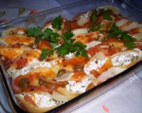 Conchiglione com recheio de ricota