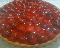 Torta de morango com iogurte