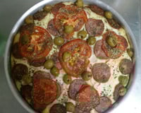 Torta salgada de liquidificador