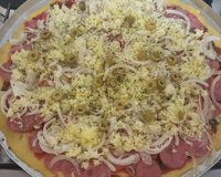 Pizza low carb couve-flor Saraiva