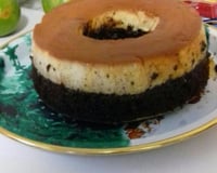 Bolo pudim de chocolate delicioso