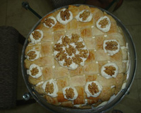 Torta deliciosa de nozes