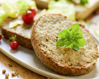 Hambúrguer de grão de bico