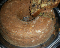 Bolo de Maçã Integral com Aveia e Passas