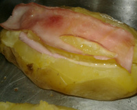 Batata recheada fácil